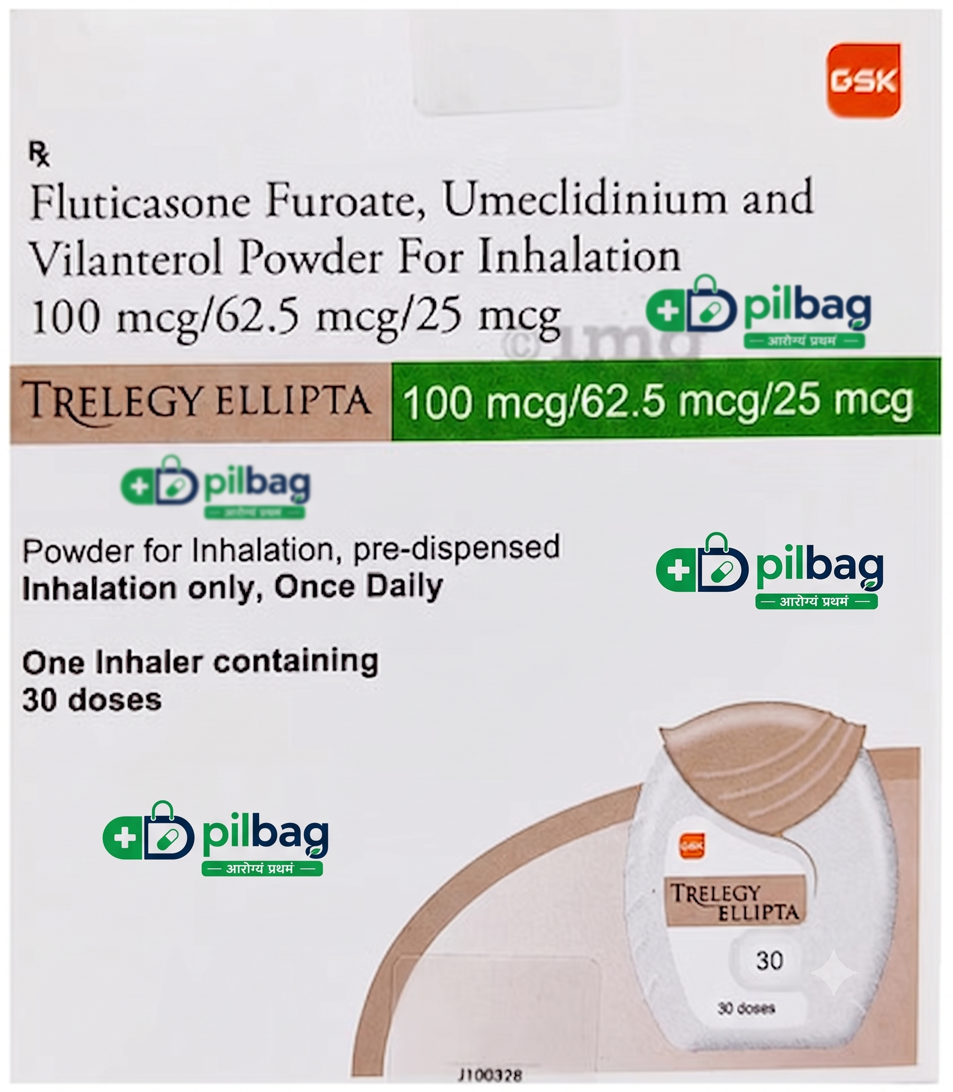 Trelegy Ellipta Powder For Inhalation